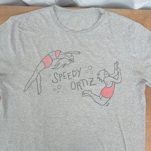 Speedy Ortiz Heather Grey Indie Rock Band T-Shirt